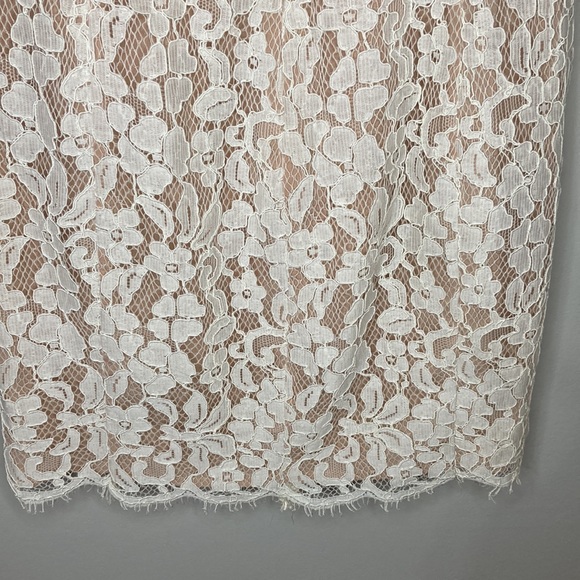 endless rose white lace strapless dress with bow details Small - Picture 7 of 9